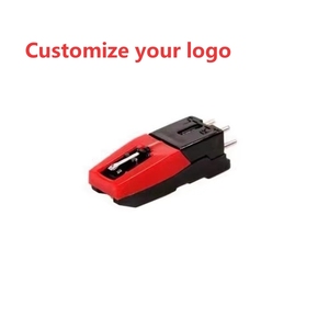 Cartouche en céramique piézoélectrique avec stylet en rubis pour lecteur de disques vinyles vintage, haute sensibilité, collection de musique - Product Image 1
