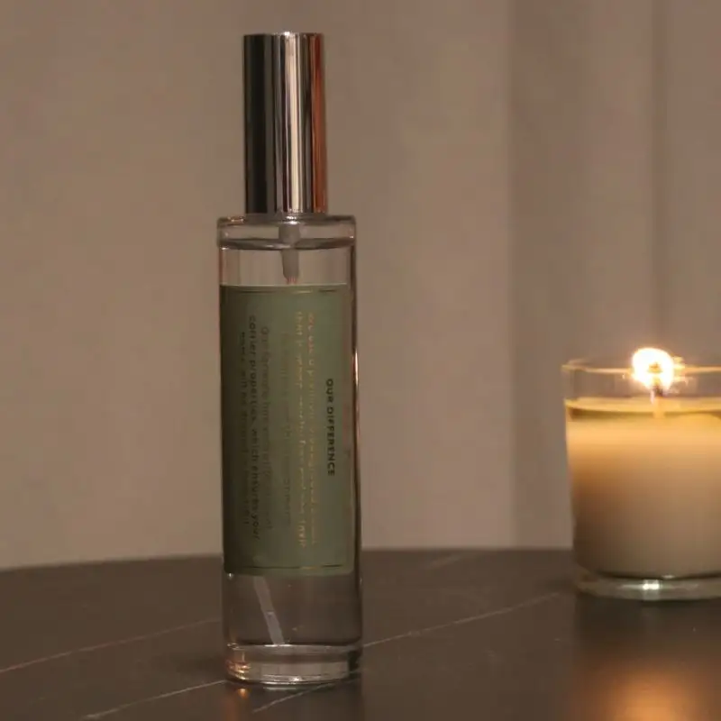 Grosir OEM Kustom 100Ml Penyegar Udara Parfum Aromaterapi Mewah Semprotan Kaca Buram Ruangan