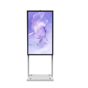 도매 공장 직접 안드로이드 시스템 55 인치 스크린 야외 바닥 회의 광고기