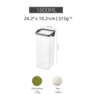 Plastic Airtight Food Storage <b>Containers</b> With Lids Energy Rice Food Storage <b>Container</b> Set Extra Large Food Kitchen Storage Conta - Product Image 4
