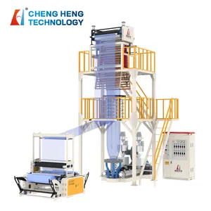 ABA Film Machine Extruder Blowing Extrusion Machine Cutting Film Pla Film Blowing Machine Blowing Shrink Ldpe Hdpe