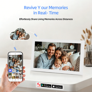 Écran tactile HD, cadre photo numérique à rotation automatique, application photo à <span class=keywords><strong>distance</strong></span> - Cadeau idéal pour rester connecté à nos proches - Product Image 1