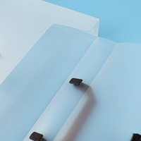 Sac de transport en plastique PP transparent avec logo personnalisé, poignée, étui pour documents en plastique