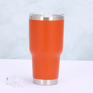 30oz Stainless Steel Vacuum Insulated Tumbler Classic <strong>Yeti</strong> Style Double Wall Coffee Cup with Lid for Cold and Hot Drinks - Product Image 3