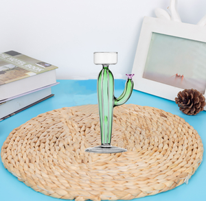 Portavelas de cristal con forma de <span class=keywords><strong>cactus</strong></span> 3D personalizado al por mayor - Product Image 4