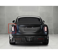 Kit de décoration de feux arrière en fibre de carbone sèche de haute qualité 3K pour Rolls Royce Spectre, pièces de décoration automobile style M amélioré