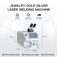 Machine de soudage par points pour bijoux à commande tactile, micro-soudage laser pour chaînes, bagues, pendentifs et prothèses dentaires en or et argent