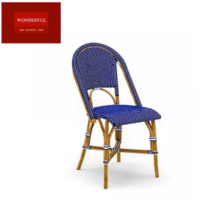 Muebles de Exterior de Alta Calidad, Muebles de Jardín de Aluminio Personalizados de Fábrica, Silla de Ratán, Silla de Bistró Francesa - Product Image 6