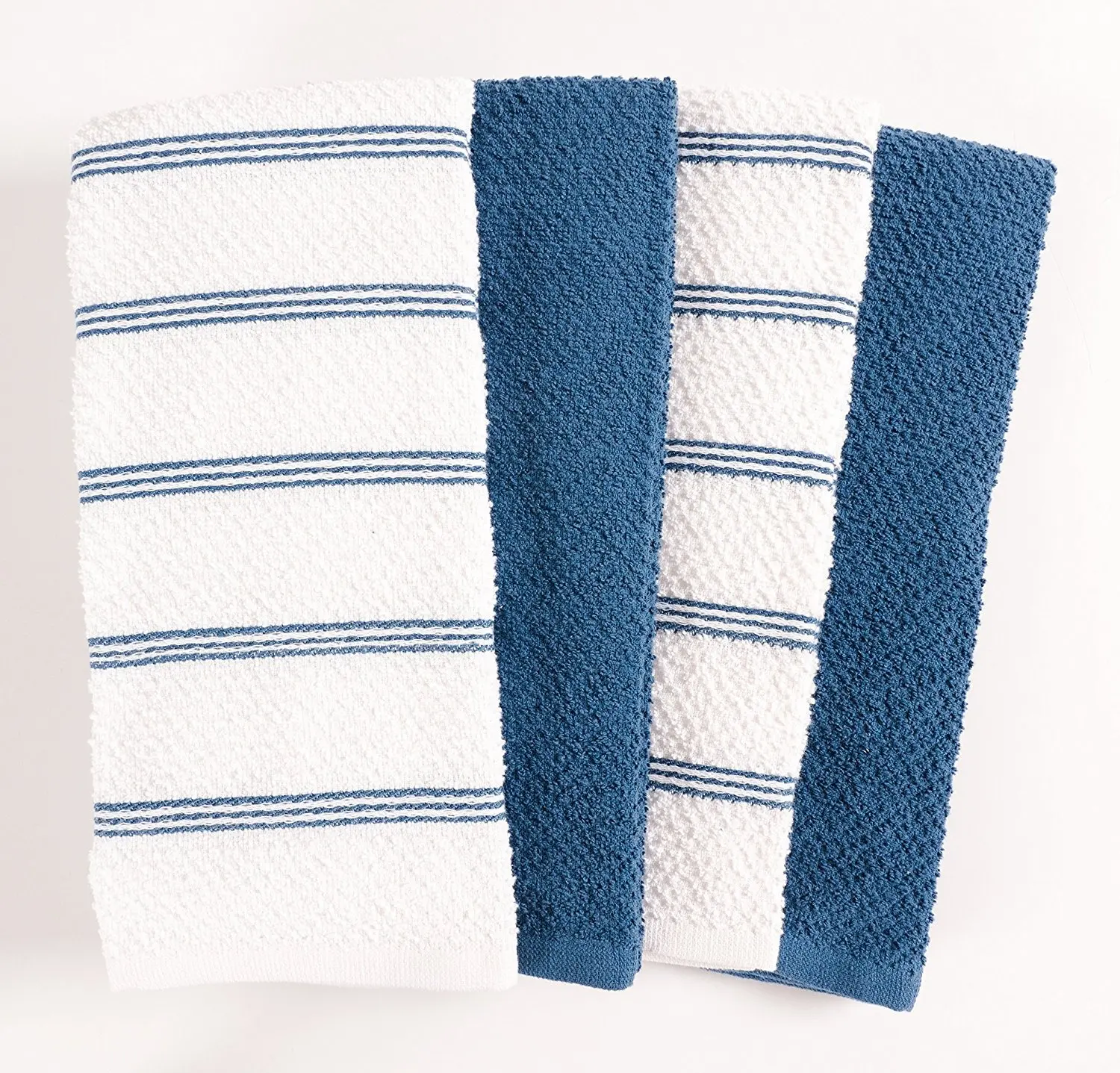 Professional Customized Stripe Terry Cotton Towel Set Top Quality Kitchen Cleaning Towels