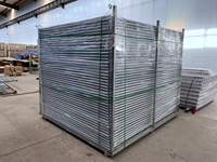 Valla Temporal de Seguridad para Construcción en Australia, Panel de Acero Galvanizado, Barrera Portátil para Control de Multitudes en Eventos y Sitios de Trabajo