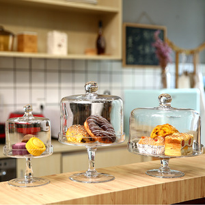 Fancy Mini <strong>Glass</strong> <strong>Dome</strong> Fresh Onion Keeper <strong>Cake</strong>/cheese <strong>Glass</strong> <strong>Dome</strong> - Product Image 1
