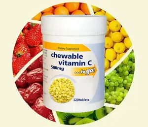 Compresse di vitamina C da 1000mg per lo sbiancamento della pelle con la tua etichetta privata