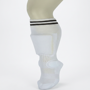 Calcetines Wilson para Hombre, Blancos, hasta la Rodilla, Transpirables, Deportivos, Tejidos, Estilo Regular de Verano, Color Sólido, con Logotipo en el Puño - Product Image 1