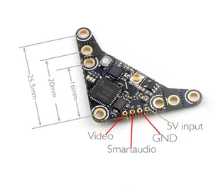 Transmisor de Video OpenVTX Ajustable OVX300 OVX303 5.8G 40CH 300mW para RC FPV Tinywhoop Nano de Largo Alcance, Hecho en China - Product Image 3
