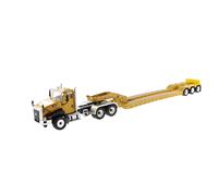 Modèle de remorque à plateau bas CAT 1:50 Caterpillar CT660 série 3 essieux