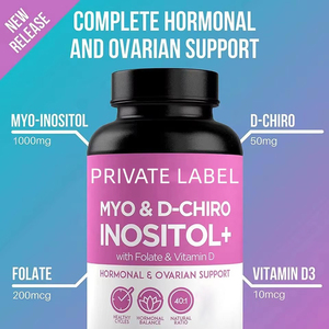 Compléments de fertilité à marque privée OEM, équilibre hormonal, myo-inositol, vitamines prénatales, gommes de fertilité pour femmes - Product Image 3