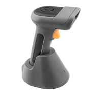 Lecteur de codes-barres 2D sans fil portable, lecteur de codes-barres sans fil BT portable industriel avec station de charge pour les opérations d'entrepôt
