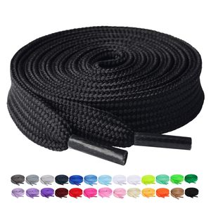 Lacets de chaussures de sport en polyester épais à double couche personnalisés, lacets de baskets colorés en gros - Product Image 2