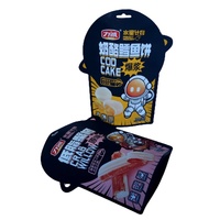 En stock Sacs en Mylar découpés à l'emporte-pièce personnalisés avec boîtes Emballage de 3.5g Feuille d'aluminium holographe à l'intérieur Zip pour bonbons Snack Sacs en plastique
