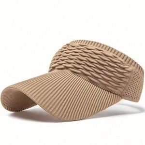 Sombrero Deportivo de Ala Ancha para Mujer, Tejido Elástico y Transpirable, con Rayas, para Verano, Protección Solar, Playa y Deportes al Aire Libre - Product Image 3