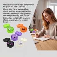 DOWMOO Plastic Halloween Steamed Bun Squeeze Toy Fun Quirky Design Soft Non-Sticky Slow-Rebound Lifelike Toy Unisex for