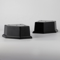 Base de trophée noire de grande taille, style ange, imprimée UV, de haute qualité, vente en gros d'usine, pour trophées en plastique, événements de marche/course A04