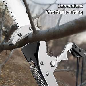 Sécateur à main professionnel durable à long manche avec lames de précision incurvées pour le jardinage et le cisaillement d'arbres - Product Image 6