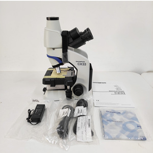 Mikroskop Trinokuler <span class=keywords><strong>Olympus</strong></span> CX33, Rangka Ergonomis & Sistem Optik UIS2, Mikroskop Achromat untuk Laboratorium Rumah Sakit & Patologi - Product Image 4