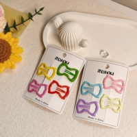 Barrettes à cheveux en métal creux en forme de nuage coloré pour filles et femmes, style dessin animé, 3 cm, accessoires pour cheveux doux