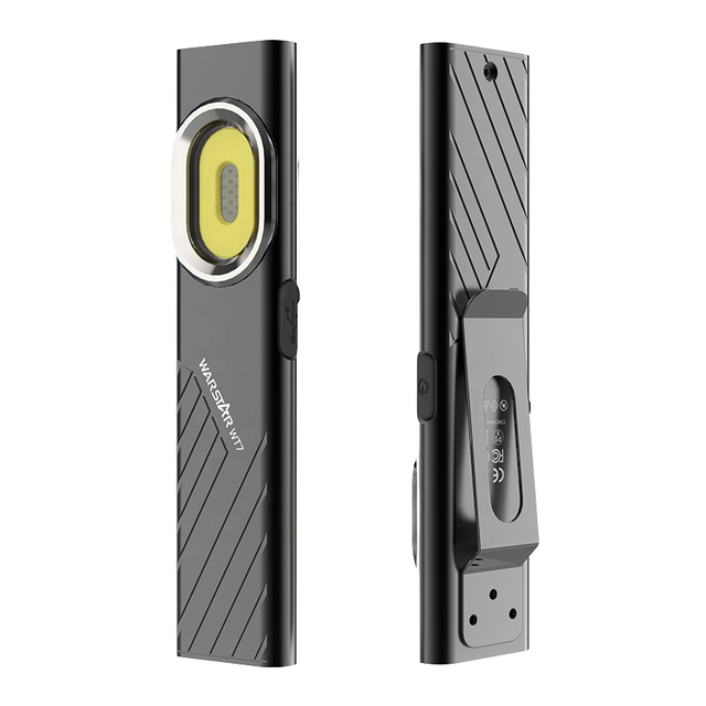 T7 700 Lumen Rechargeable USB-C LED Work Light Night Emergency Multi-Mode Aluminum Alloy Pocket Flashlight IP44 Waterproof CLIP