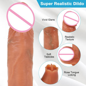 Vibrerende <span class=keywords><strong>dildo</strong></span> 8,7 inch met verwarming, levensechte zuignap, zachte realistische <span class=keywords><strong>dildo</strong></span>, likkende <span class=keywords><strong>dildo</strong></span>'s, anale <span class=keywords><strong>G</strong></span>-<span class=keywords><strong>spot</strong></span> speeltjes voor vrouwen en mannen - Product Image 6