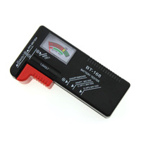 Comprobador de Voltaje Digital BT168 para Pilas AA, AAA, 9V y de Botón, Medidor de Voltaje para Múltiples Tamaños de Pilas, Indicador de Voltaje BT168D