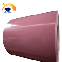Ral Couleur 0.4mm 0.5mm Épaisseur Métal Toiture Feuilles Bobine Matériaux De Construction PPGI Bobines Couleur Enduit Bobine En Acier