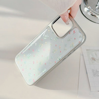 Fleurons colorés dorure coque de téléphone pour Iphone16 16Pm16Pro 16Plus 15 15Pm 15Pro 14Pm 14Pro 14 13 13Pm 13Pro 12 12Pm coque époxy