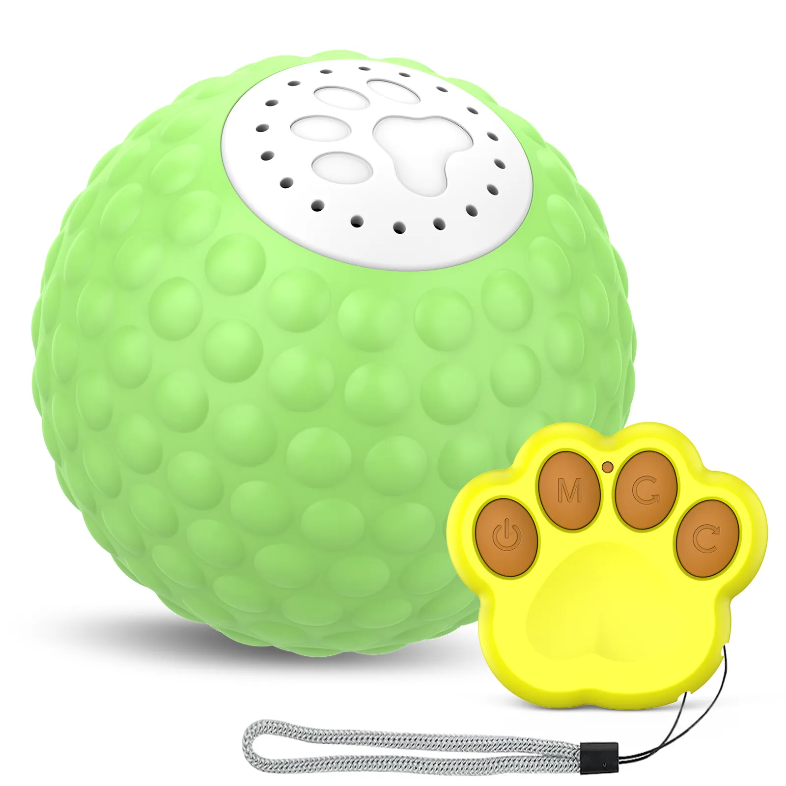 Smart Toy Dog Cat Rolling Automatic Rotation Interactive Toy With Remote Training Pet Toys Electronic Ball for Indoor Playing