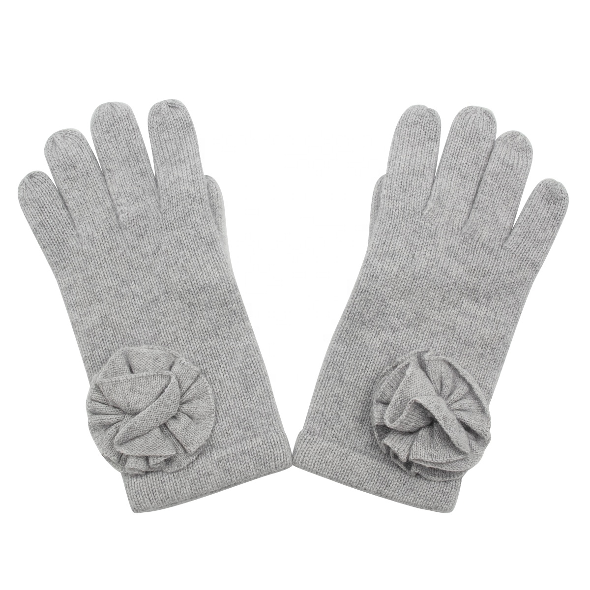 Women Cashmere Wool Knitted Gloves Winter Warm Thick Gloves