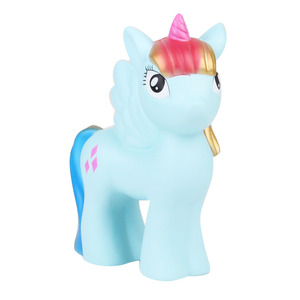 Jouet anti-stress en forme de poney licorne avec de grands yeux, rebond doux, pour enfants de 2 à 4 ans, unisexe - Product Image 1
