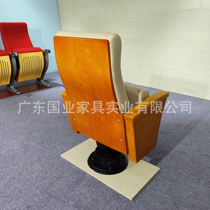 เก้าอี้หอประชุมไม้เนื้อแข็ง Guoye รุ่น GY-2508 พร้อมที่วางแขน สำหรับโรงเรียน โรงพยาบาล ห้องประชุม - Product Image 4