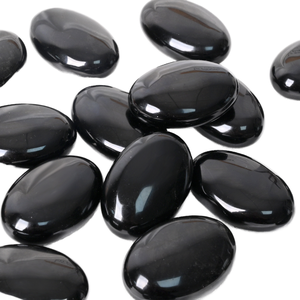 Natural Gold Obsidian <b>Crystal</b> <b>Raw</b> Stone Ornament Oval Handle Piece Mineral Specimen Laser Printed Polished DIY Feng Shui Pendant - Product Image 1
