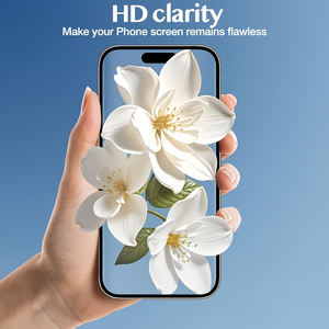 Protector de Pantalla de Vidrio Templado Transparente HD en Stock, Dureza 9H, Antihuellas, Fácil Instalación, Enviado desde EE. UU. - Product Image 2