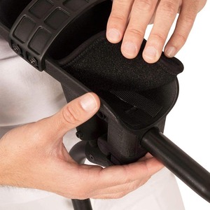 Muletas para Adultos (1 unidad, Derecha) Muletas Ortopédicas Negras con Soporte para Antebrazo y Absorción de Impactos KMINA K10001 - Product Image 5