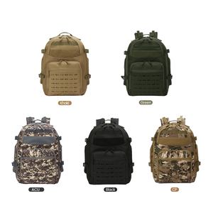 Large Capacity Tactical <b>Backpack</b> Nylon Softback for Outdoor Sports Hiking Cycling Mountaineering Camping Zipper Closure - Product Image 4