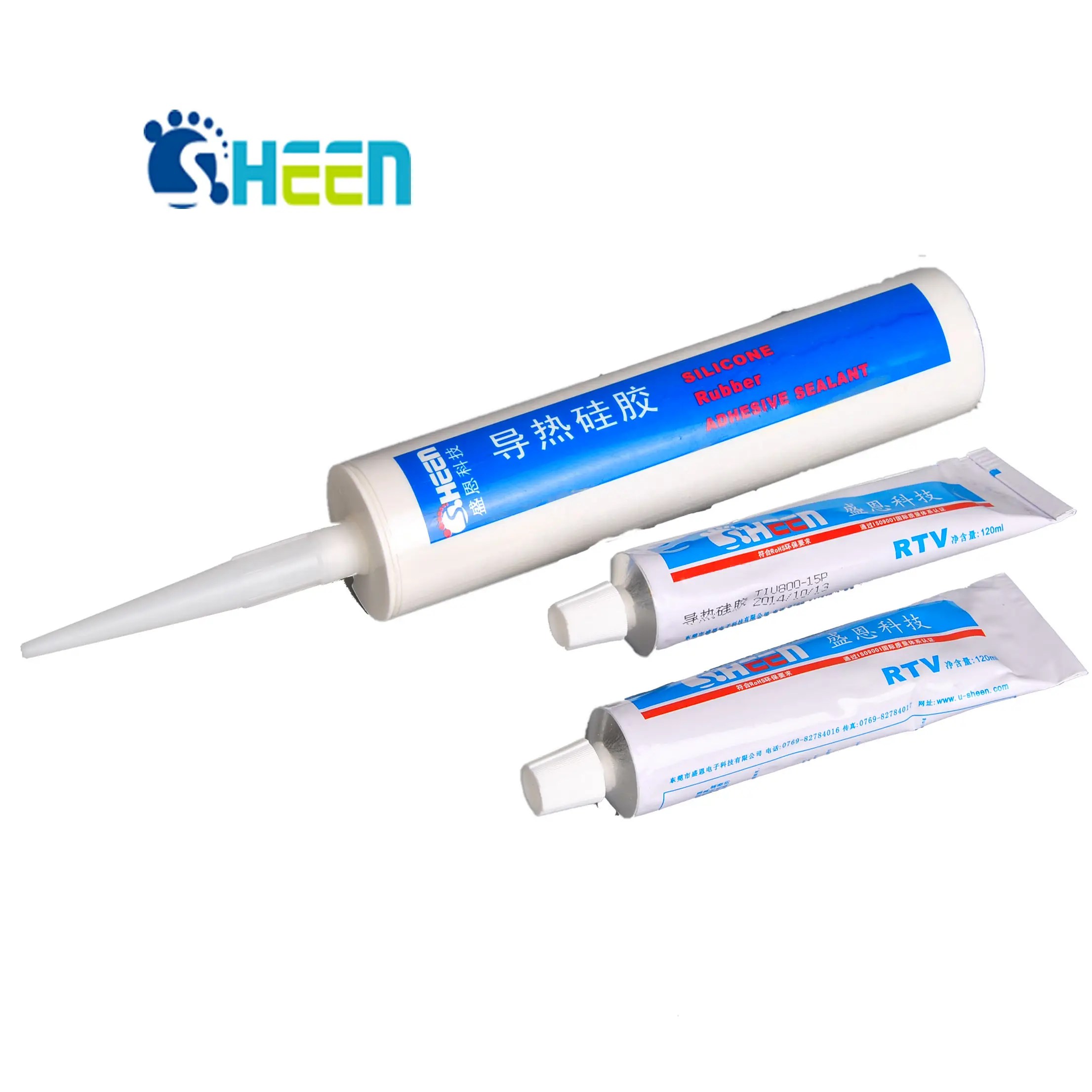 1.20W/mk Thermal Silicone Adhesive Sealant Glue For LED Or PCB