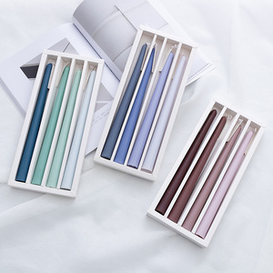 Lilin lilin kedelai beraroma warna gradien Morandi gaya Eropa untuk pernikahan romantis untuk hotel liburan untuk Natal - Product Image 3