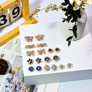 Breloques Bling or ruban Designer bijoux jolies chaînes mignonnes accessoires adultes boucle de chaussure en métal décorations de chaussures breloques de chaussures - Product Image 4