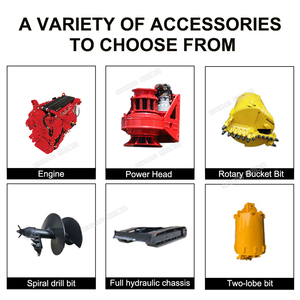 Machine de forage hydraulique pour pieux de fondation photovoltaïques solaires, prix de la machine de forage de pieux - Product Image 2