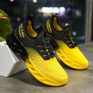 Men's Lightweight Breathable Casual Sneakers Comfortable Low-<b>Top</b> Lace-Up <b>Walking</b> Shoes Non-Slip Eva Outsole Fabric for Daily - Product Image 3