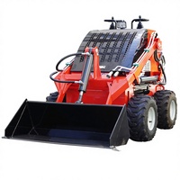 Venta de Fábrica Mini Cargadora Compacta Eléctrica S460 con Ruedas Pequeñas 4x4