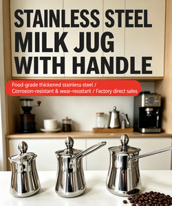 Juego de 3 Tazas de Café Industriales de Aluminio 201, 250, 350 y 450 ml, Extra Grandes, Alta Conductividad de Calor, Saludables, Duraderas, Aptas para Horno, Resistentes al Óxido - Product Image 4