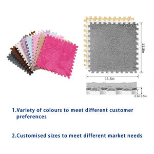 Cadeaux de jouets personnalisés pour bébés <span class=keywords><strong>Tapis</strong></span> d'éducation précoce <span class=keywords><strong>Tapis</strong></span> de sol en mousse EVA épaisse <span class=keywords><strong>Tapis</strong></span> de puzzle en peluche pour enfants Bébé rampant jouant carré - Product Image 4